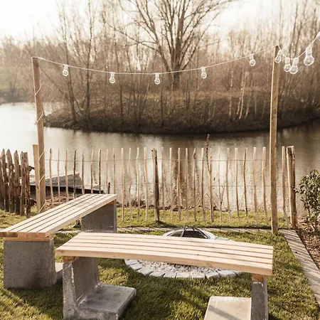 Traumhafte Seelodge Mit Sauna, Kamin Und Whirlpool Nordhorn Exterior foto